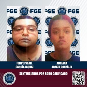 Sentenciados a 7 años en prisión por robo calificado