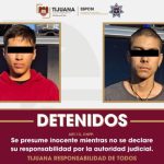 Asegura Policía Municipal a dos presuntos responsables de colocar manta con amenazas