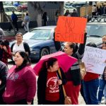 Obreros de Antorcha Campesina exigen reducción de jornada laboral durante marcha del 1° de Mayo en Tijuana