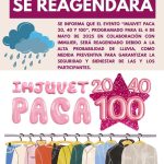 Se reagenda por condiciones climatológicas el evento “IMJUVET PACA 20, 40 y 100”