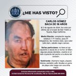 Pesquisa de Carlos Gómez Baca de 56 años de edad