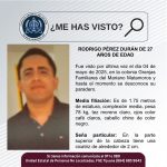 Pesquisa de Rodrigo Pérez Durán de 27 años de edad