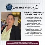 Pesquisa de María Elena Martínez Guzmán de 66 años de edad