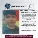 Pesquisa de Axel Damián González Santiago de 14 años de edad