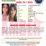 Alerta Amber de Marlen Ureña Anguiano de 15 años de edad