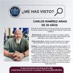 Pesquisa de Carlos Ramírez Arias de 56 años de edad