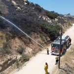 Controlan Bomberos de Tecate incencio en Rancho el Nevado