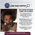 Pesquisa de Salvador Aragón Lomeli de 65 años de edad