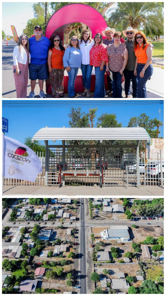 Atiende Gobernadora Marina del Pilar zona prioritaria del Valle de Mexicali con obras de pavimentación carretera