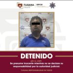 Detiene Policía Municipal de Tijuana a hombre por lesionar con arma blanca a empleado de tienda Oxxo