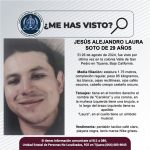Pesquisa de Jesús Alejandro Laura Soto de 29 años de edad