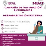 Llevarán vacunas y desparacitaciones gratuitas a Ejido Carmen Serdán y Testerazo