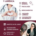 DIF Tecate invita a Jornada Médica y Jurídica en Carmen Serdán y Héroes del Desierto