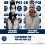 Logra Fiscalía sentencias para acusados por delito de Robo de Vehículo