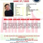 Alerta Amber Baja California William Julián Aguilar Martínez