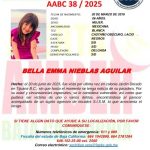 Alerta Amber Baja California Bella Emma Nieblas Aguilar