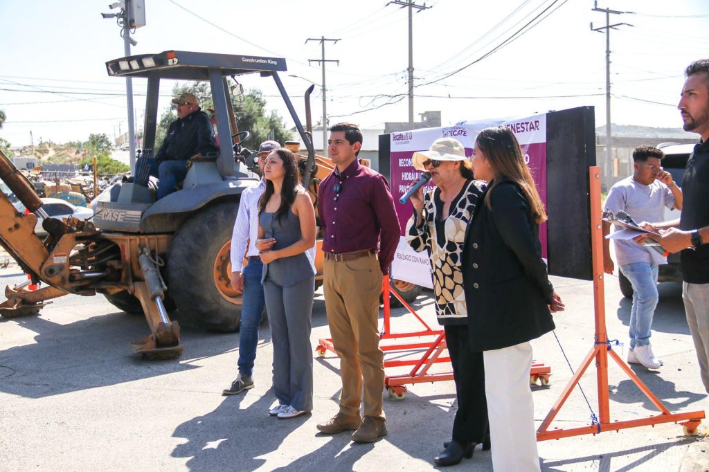 Inicia obra de reconstrucción de acceso a Tecate