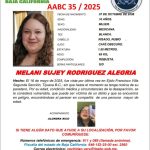 Alerta Amber de Melani Sujey Rodríguez Alegría de 16 años de edad