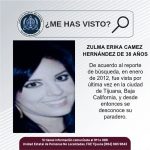 Pesquisa de Zulma Erika Camez Hernández de 38 años de edad