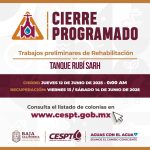 CESPT realizará trabajos preliminares para la rehabilitación del Tanque Rubí SARH