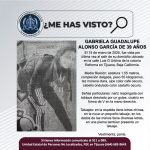 Pesquisa de Gabriela Guadalupe Alonso García de 39 años de edad