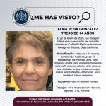 Pesquisa de Alma Rosa González Trejo de 64 años de edad