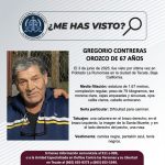 Pesquisa de Gregorio Contreras Orozco de 67 años de edad