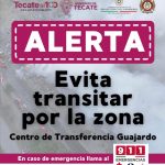Incendio en Centro de Transferencia de Colonia Guajardo