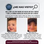 Pesquisa de William Julián Nieblas Aguilar de 2 años y Bella Emma Nieblas Aguilar de 6 años de edad