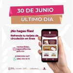 30 de junio, último día para hacer el refrendo de la tarjeta de circulación de vehículos modelo 2015 y años anteriores: SAT BC