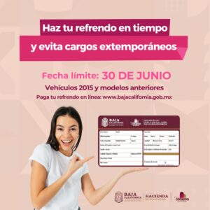 Exhorta SAT BC a la ciudadanía a refrendar la tarjeta de circulación antes del 30 de junio