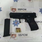 Asegura SSPCM a presunto generador de violencia con arma de fuego en Hacienda del Colorado