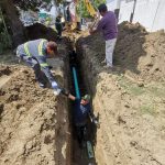 Rehabilita CESPT diariamente red sanitaria en zona de alta afluencia en Tijuana