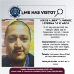 Pesquisa de Jorge Alberto Jiménez Ledezma de 42 años de edad