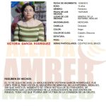 Activan Alerta AMBER para localizar a Victoria García Rodríguez, de 14 años