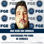 Obtiene Fiscalía sentencia condenatoria por robo de vehículos de motor