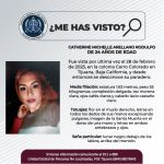 Pesquisa de Catherine Michelle Arellano Rodulfo de 24 años de edad