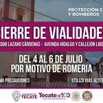 Cierre de vialidad