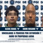 FGE logra vinculación a proceso de cuatro personas por delito de extorsión agravada y daño en propiedad ajena por incendio