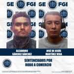 Dos sentencias condenatorias por robo calificado a establecimiento comercial