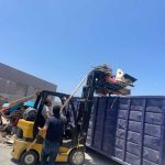 Fiscalía General de Baja California destruye 98 maquinitas tragamonedas