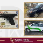 Asegura Policía Municipal de Tijuana a cuatro personas por posesión de arma de fuego y sustancias prohibidas