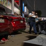 Choque múltiple con atropellados a espaldas de Plaza 2000