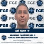 Fiscalía Regional de Tecate vincula a proceso a imputado por daño en propiedad ajena agravado por incendio
