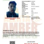 Alerta Amber para localizar a Enrique Salvador Avila Pereida de 16 años
