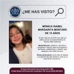 Pesquisa de Mónica Isabel Margarita Montaño de 15 años de edad