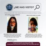 Pesquisa de Mitzi Gabriela Monroy Rodríguez de 29 años de edad y Melody Smith Monroy de 8 años de edad
