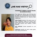 Pesquisa de Monserrat Gabriela Aquino Miguel de 16 años de edad