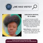 Pesqusia de Darlencia Myrthil de 16 años de edad