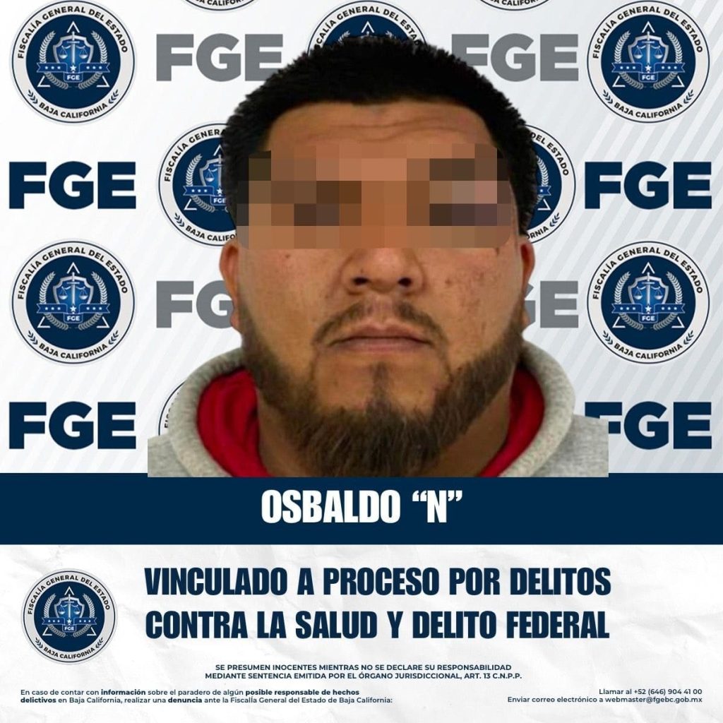 Por Delitos contra la Salud y Delito Federal un hombre fue vinculado a proceso